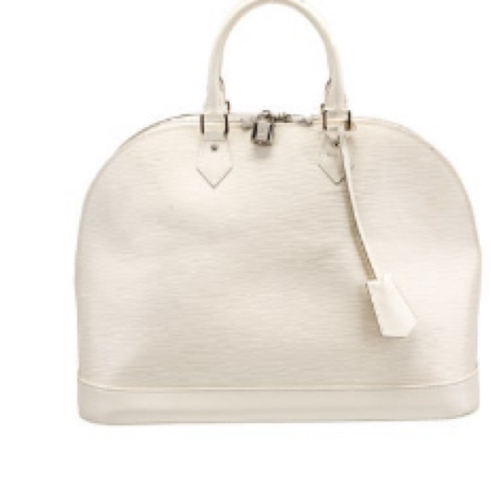 Louis Vuitton White Largely sized Handbag